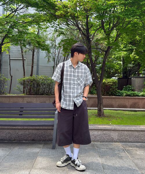 TOFFEE(トフィー)の「ミニポケットバミューダパンツ (チャコール)(その他パンツ・メンズ・その他・LARGE/MEDIUM/X-LARGE/SMALL)」の9枚目の写真