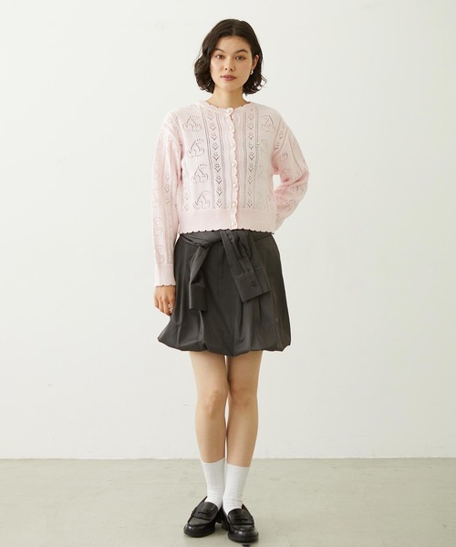 MILKFED.(ミルクフェド)の「WRAP PANEL SKIRT(スカート・レディース・ネイビー/ベージュ/チャコール・M/S)」の7枚目の写真