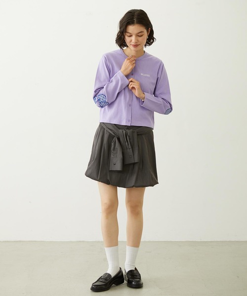 MILKFED.(ミルクフェド)の「WRAP PANEL SKIRT(スカート・レディース・ネイビー/ベージュ/チャコール・M/S)」の12枚目の写真