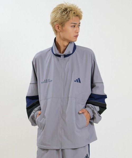 adidas(アディダス)の「adidas/アディダス ジャケット TJ610(ナイロンジャケット・メンズ・ブラック/グレー・M/2XL/XL)」の12枚目の写真