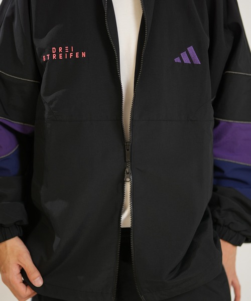 adidas(アディダス)の「adidas/アディダス ジャケット TJ610(ナイロンジャケット・メンズ・ブラック/グレー・M/2XL/XL)」の9枚目の写真