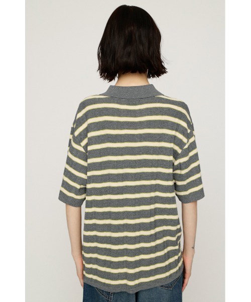 SLY(スライ)の「HG KNIT COLLAR TOPS ハイゲージニットカラートップス 春服 夏服 サマーニット(ニット/セーター・レディース・ブラック/ネイビー系/グレー系その他2・FREE)」の13枚目の写真