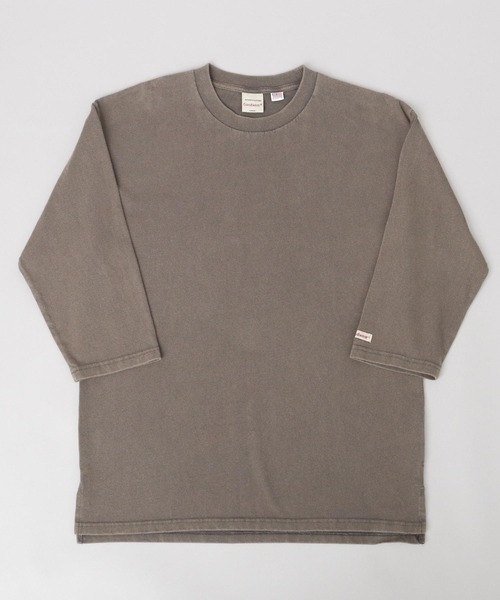 Goodwear（グッドウェア）の「USAコットン ケミカルウォッシュ加工 7分袖 Tシャツ レギュラーシルエット（Tシャツ/カットソー・メンズ・ネイビー/ブラック/チャコール・L/XL/M）」の5枚目の写真