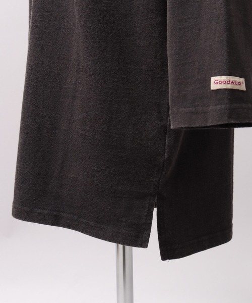 Goodwear（グッドウェア）の「USAコットン ケミカルウォッシュ加工 7分袖 Tシャツ レギュラーシルエット（Tシャツ/カットソー・メンズ・ネイビー/ブラック/チャコール・L/XL/M）」の15枚目の写真