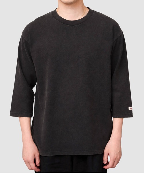 Goodwear（グッドウェア）の「USAコットン ケミカルウォッシュ加工 7分袖 Tシャツ レギュラーシルエット（Tシャツ/カットソー・メンズ・ネイビー/ブラック/チャコール・L/XL/M）」の17枚目の写真