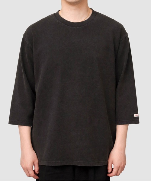 Goodwear（グッドウェア）の「USAコットン ケミカルウォッシュ加工 7分袖 Tシャツ レギュラーシルエット（Tシャツ/カットソー・メンズ・ネイビー/ブラック/チャコール・L/XL/M）」の19枚目の写真