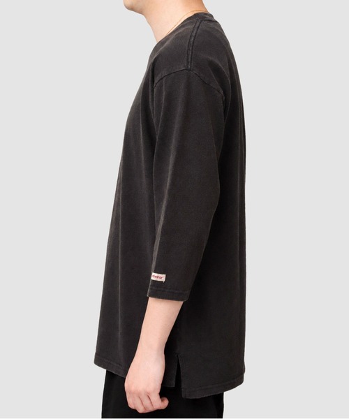 Goodwear（グッドウェア）の「USAコットン ケミカルウォッシュ加工 7分袖 Tシャツ レギュラーシルエット（Tシャツ/カットソー・メンズ・ネイビー/ブラック/チャコール・L/XL/M）」の20枚目の写真