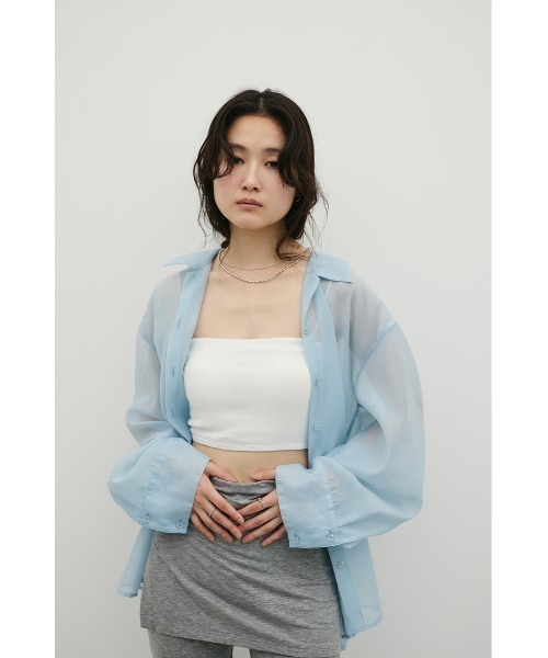 STYLEMIXER(スタイルミキサー)の「カップ付きバンドゥ(キャミソール・レディース・ブラック/ホワイト・SMALL/MEDIUM)」の12枚目の写真