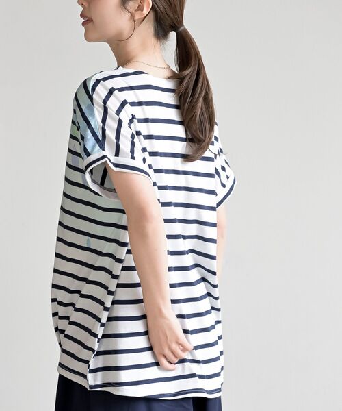 rps（アールピーエス）の「水彩しずくプリントタックＴシャツ（Tシャツ/カットソー・レディース・その他/オフホワイト・フリー）」の17枚目の写真