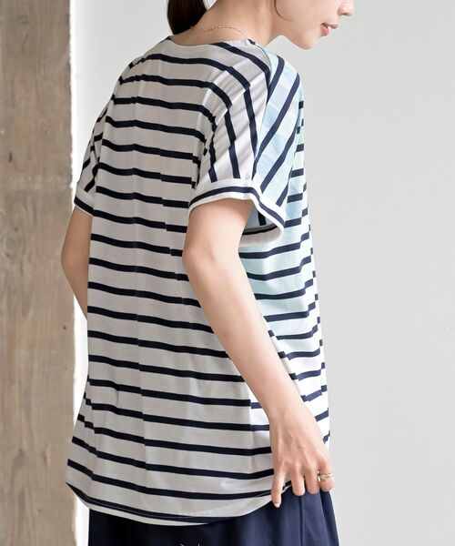 rps（アールピーエス）の「水彩しずくプリントタックＴシャツ（Tシャツ/カットソー・レディース・その他/オフホワイト・フリー）」の18枚目の写真