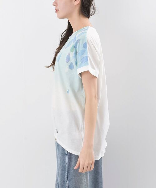 rps（アールピーエス）の「水彩しずくプリントタックＴシャツ（Tシャツ/カットソー・レディース・その他/オフホワイト・フリー）」の19枚目の写真