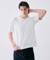 SHALLOW V-NECK LAYERED SLUB T / 浅VネックレイヤードスラブT
