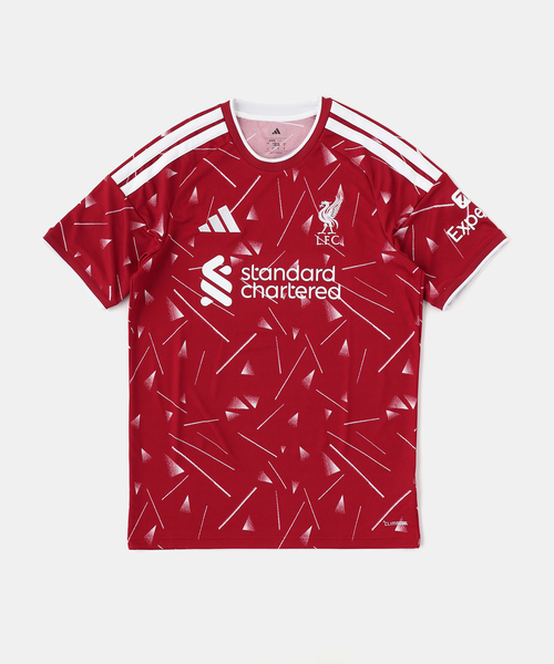 417 EDIFICE(フォーワンセブンエディフィス)の「【Liverpool FC / リバプール FC】adidas FBLI リバプールFC ホーム レプリカ(Tシャツ/カットソー・メンズ・レッド・XXX-LARGE/XX-LARGE/X-LARGE/LARGE/MEDIUM)」の1枚目の写真