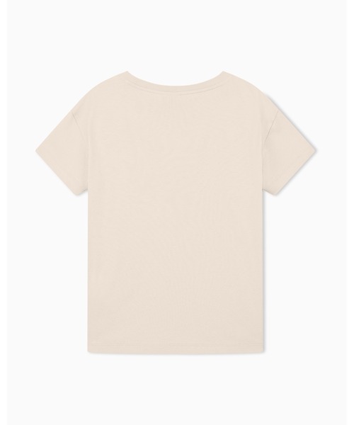 ARMANI EXCHANGE(アルマーニエクスチェンジ)の「【A|X アルマーニ エクスチェンジ】<ZOZO限定>ワンポイントロゴ 半袖クルーネックTシャツ/BOYFRIEND(Tシャツ/カットソー・レディース・ライトベージュ/ホワイト/ブラック・X-SMALL/X-LARGE/SMALL/MEDIUM/LARGE)」の14枚目の写真