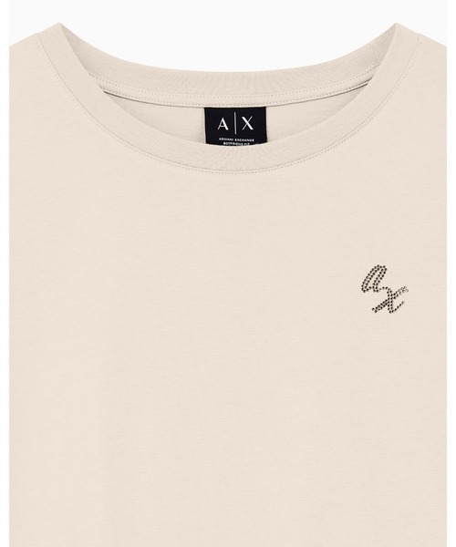 ARMANI EXCHANGE(アルマーニエクスチェンジ)の「【A|X アルマーニ エクスチェンジ】<ZOZO限定>ワンポイントロゴ 半袖クルーネックTシャツ/BOYFRIEND(Tシャツ/カットソー・レディース・ライトベージュ/ホワイト/ブラック・X-SMALL/X-LARGE/SMALL/MEDIUM/LARGE)」の15枚目の写真