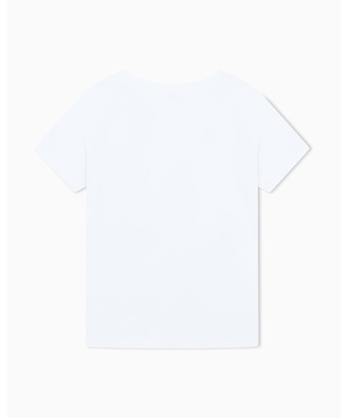 ARMANI EXCHANGE(アルマーニエクスチェンジ)の「【A|X アルマーニ エクスチェンジ】<ZOZO限定>ワンポイントロゴ 半袖クルーネックTシャツ/BOYFRIEND(Tシャツ/カットソー・レディース・ライトベージュ/ホワイト/ブラック・X-SMALL/X-LARGE/SMALL/MEDIUM/LARGE)」の4枚目の写真