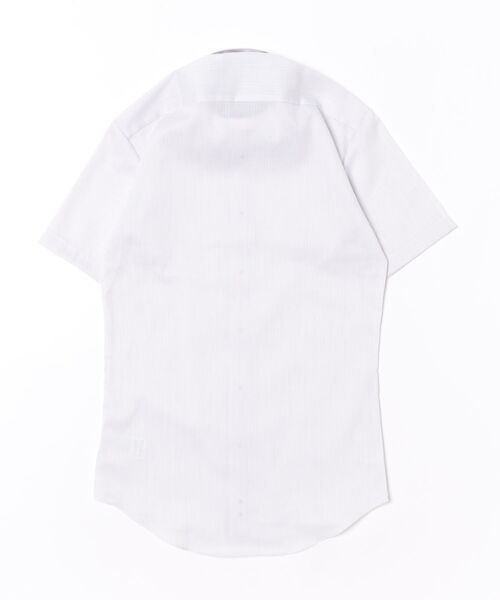 TOKYO SHIRTS(トウキョウシャツ)の「【吸水速乾】 形態安定ノンアイロン ボタンダウン 半袖ビジネスワイシャツ(ビジネスシャツ・メンズ・レッド系・首回り43cm/首回り42cm/首回り39cm/首回り41cm/首回り37cm)」の7枚目の写真