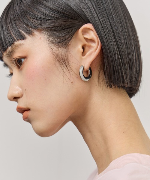 デザイン フープピアス フラットフープピアス（ピアス（両耳用））｜ADAM ET ROPE