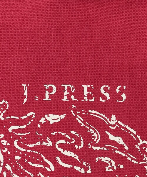 J.PRESS(ジェイプレス)の「【J.PRESS YACHT CLUB】コットンキャンバス トートバッグ(トートバッグ・メンズ・ホワイト系/ネイビー系/ワイン系・F)」の7枚目の写真