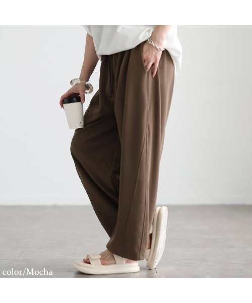 GOLDJAPAN(ゴールドジャパン)の「ストレッチバレルパンツ【大きいサイズ対応】(その他パンツ・レディース・チャコール/モカ/ブラック・4L~5L/LL~3L)」の7枚目の写真