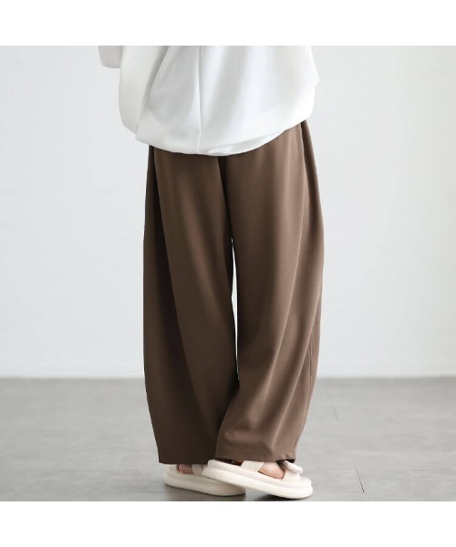 GOLDJAPAN(ゴールドジャパン)の「ストレッチバレルパンツ【大きいサイズ対応】(その他パンツ・レディース・チャコール/モカ/ブラック・4L~5L/LL~3L)」の5枚目の写真