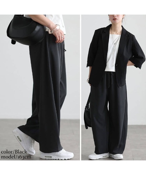 GOLDJAPAN(ゴールドジャパン)の「ストレッチバレルパンツ【大きいサイズ対応】(その他パンツ・レディース・チャコール/モカ/ブラック・4L~5L/LL~3L)」の4枚目の写真