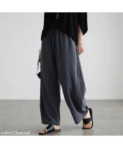 GOLDJAPAN(ゴールドジャパン)の「ストレッチバレルパンツ【大きいサイズ対応】(その他パンツ・レディース・チャコール/モカ/ブラック・4L~5L/LL~3L)」の16枚目の写真
