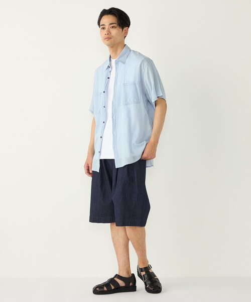 SHIPS Colors(シップス カラーズ)の「SHIPS Colors:〈洗濯機可能〉2タック ワイド ショーツ◇(その他パンツ・メンズ・ブラック/ベージュ/ネイビー・MEDIUM/LARGE/X-LARGE)」の16枚目の写真