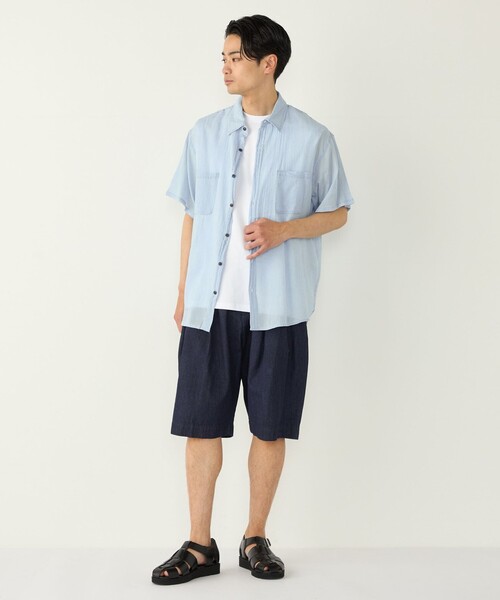 SHIPS Colors(シップス カラーズ)の「SHIPS Colors:〈洗濯機可能〉2タック ワイド ショーツ◇(その他パンツ・メンズ・ブラック/ベージュ/ネイビー・MEDIUM/LARGE/X-LARGE)」の5枚目の写真