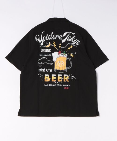 JACKROSE(ジャックローズ)の「YOIDORE KAMINARISAMA シャツ(シャツ/ブラウス・メンズ・ブラック・L/M/XL)」の2枚目の写真
