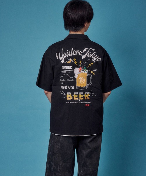 JACKROSE(ジャックローズ)の「YOIDORE KAMINARISAMA シャツ(シャツ/ブラウス・メンズ・ブラック・L/M/XL)」の10枚目の写真
