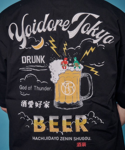 JACKROSE(ジャックローズ)の「YOIDORE KAMINARISAMA シャツ(シャツ/ブラウス・メンズ・ブラック・L/M/XL)」の12枚目の写真
