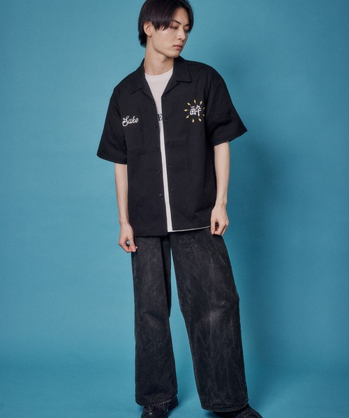 JACKROSE(ジャックローズ)の「YOIDORE KAMINARISAMA シャツ(シャツ/ブラウス・メンズ・ブラック・L/M/XL)」の5枚目の写真