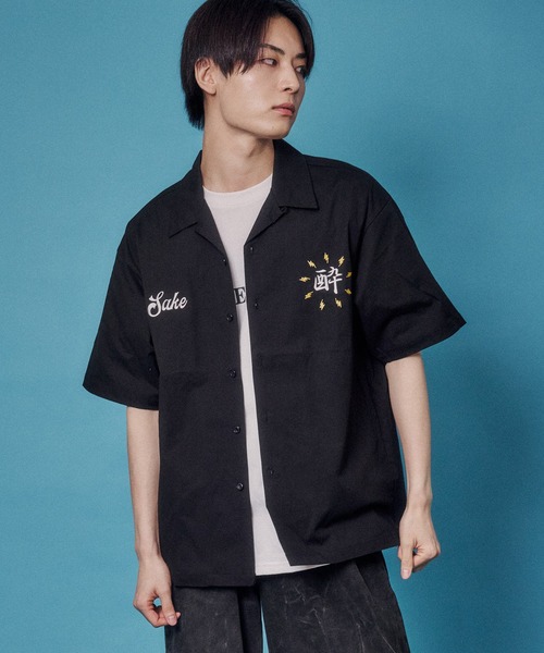 JACKROSE(ジャックローズ)の「YOIDORE KAMINARISAMA シャツ(シャツ/ブラウス・メンズ・ブラック・L/M/XL)」の3枚目の写真