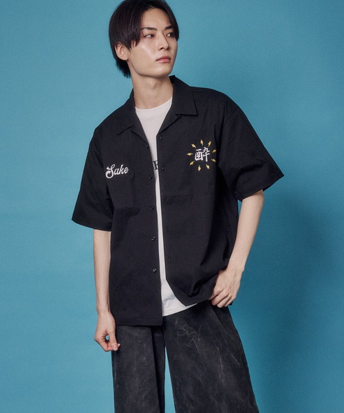 JACKROSE(ジャックローズ)の「YOIDORE KAMINARISAMA シャツ(シャツ/ブラウス・メンズ・ブラック・L/M/XL)」の4枚目の写真