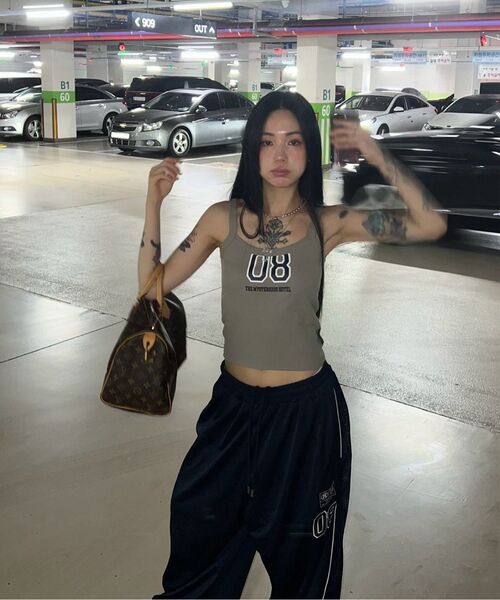 THE MYSTERIOUS HOTEL（ザミステリアスホテル）の「PATCH MESH PANTS [CAMO]（スウェットパンツ・レディース・デザートカモ・FREE）」の18枚目の写真