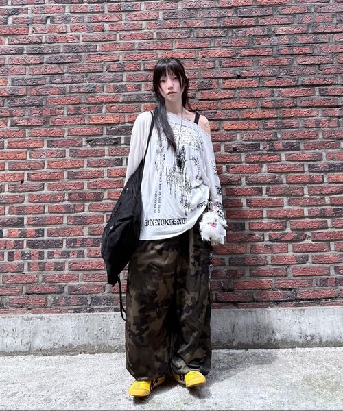 THE MYSTERIOUS HOTEL（ザミステリアスホテル）の「PATCH MESH PANTS [CAMO]（スウェットパンツ・レディース・デザートカモ・FREE）」の19枚目の写真