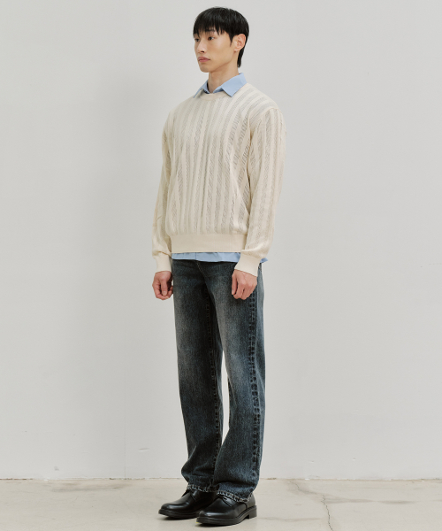PLAC(プラック)の「ESSENTIAL M61 STRAIGHT BLUE BLACK(デニムパンツ・メンズ・その他・36/34/32/30/31/33/29)」の6枚目の写真