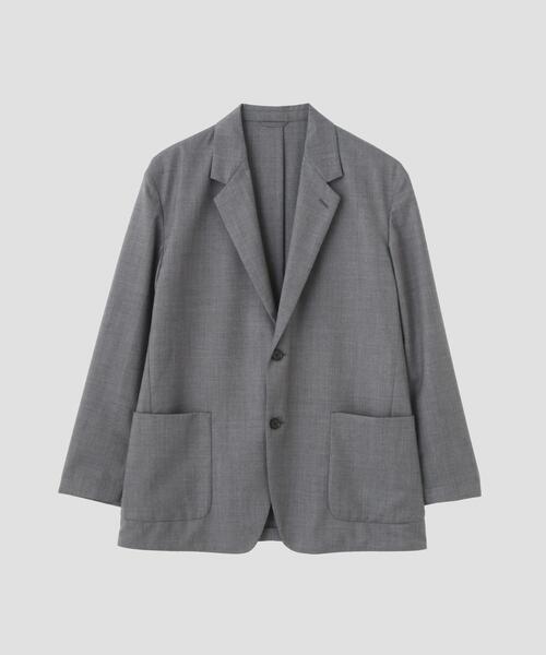 YLEVE(イレーヴ)の「YLEVE / SUPER120'S CHAMBRAY WOOL JACKET(テーラードジャケット・レディース・ブラウン/グレー・1/0)」の7枚目の写真