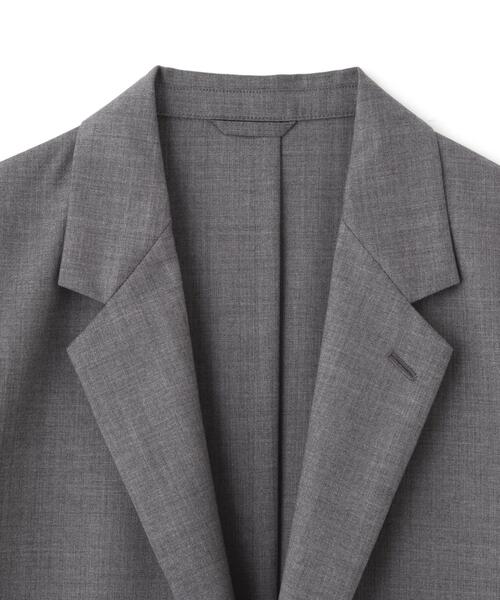 YLEVE(イレーヴ)の「YLEVE / SUPER120'S CHAMBRAY WOOL JACKET(テーラードジャケット・レディース・ブラウン/グレー・1/0)」の8枚目の写真