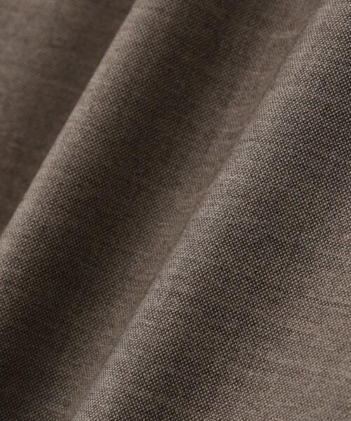 YLEVE(イレーヴ)の「YLEVE / SUPER120'S CHAMBRAY WOOL JACKET(テーラードジャケット・レディース・ブラウン/グレー・1/0)」の13枚目の写真