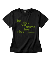 ビーナイス スリムフィット 半袖Tシャツ ブラック