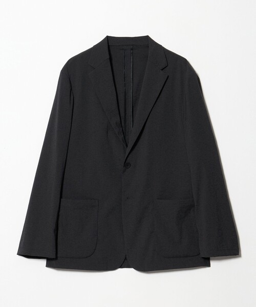 UNITED ARROWS（ユナイテッドアローズ）の「ウェザーコンフォート メランジ シングル 2ボタン ジャケット 撥水 ヨコストレッチ（テーラードジャケット・メンズ・ブラック/ダークグレー・XL/L/M/S）」の2枚目の写真
