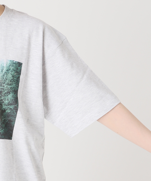 POET MEETS DUBWISE(ポエットミーツダブワイズ)の「《追加》POETMEETS DUBWISE CANADIAN ROCKIES Tシャツ(Tシャツ/カットソー・レディース・グレー・FREE)」の5枚目の写真