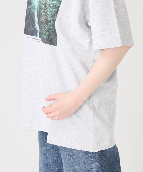 POET MEETS DUBWISE(ポエットミーツダブワイズ)の「《追加》POETMEETS DUBWISE CANADIAN ROCKIES Tシャツ(Tシャツ/カットソー・レディース・グレー・FREE)」の6枚目の写真