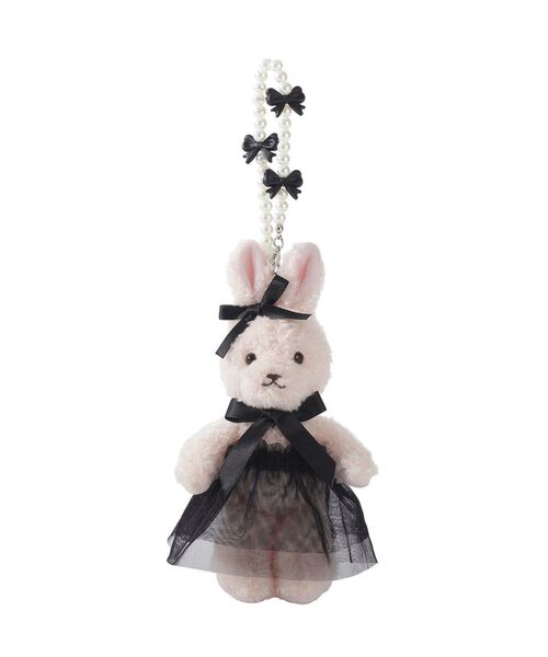 Maison de FLEUR(メゾンドフルール)の「リボンマニアラビットチャーム(キーホルダー・レディース・ピンク・FREE)」の5枚目の写真