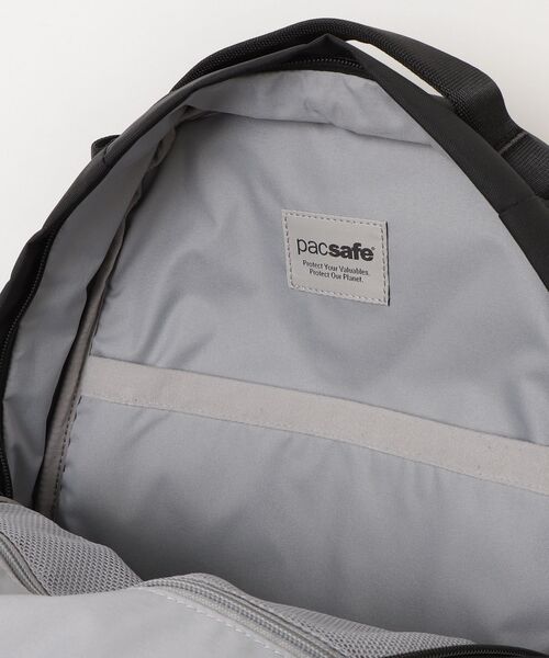 pacsafe(パックセーフ)の「【Pacsafe / パックセーフ】Pacsafe V 16L All-around Backpack / オールアラウンド バックパック リュック 防犯機能(バックパック/リュック・メンズ・ブラック・FREE)」の20枚目の写真