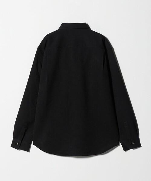 BEAUTY&YOUTH UNITED ARROWS(ビューティーアンドユースユナイテッドアローズ)の「【WEB限定 WARDROBE SMART】ウールライク シャツ(シャツ/ブラウス・メンズ・ブラック/ダークグレー/オリーブ・S/L/M/XL)」の12枚目の写真