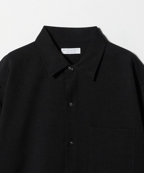 BEAUTY&YOUTH UNITED ARROWS(ビューティーアンドユースユナイテッドアローズ)の「【WEB限定 WARDROBE SMART】ウールライク シャツ(シャツ/ブラウス・メンズ・ブラック/ダークグレー/オリーブ・S/L/M/XL)」の13枚目の写真