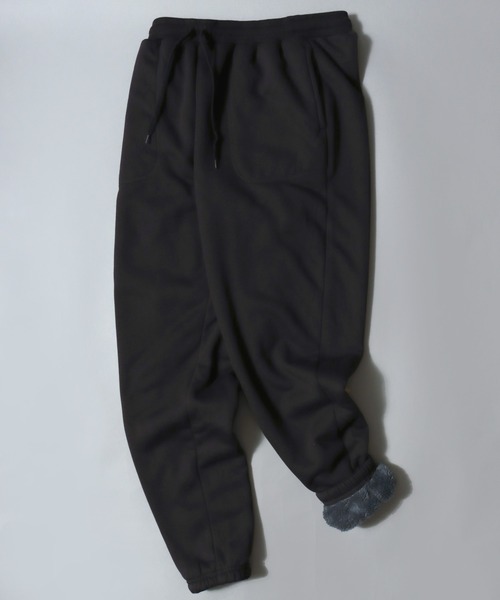 ANPAS（アンパス）の「Fleece-Lined Sweatpants / あったかい 裏ボアスウェットパンツ メンズ レディース イージーパンツ ボトムス リラックスウェア（スウェットパンツ・メンズ・グレー/チャコール/ブラック/ネイビー・L/M/LL）」の2枚目の写真